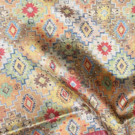 Kuberan Baby Green Raw Silk Printed Saree