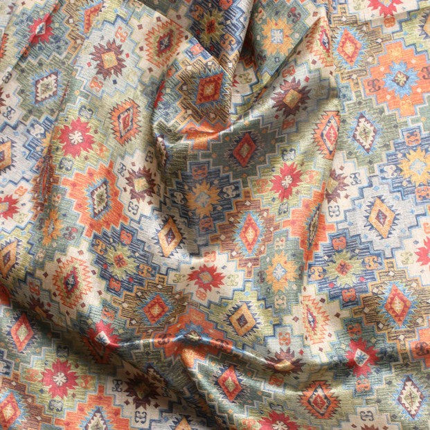 Kuberan Multi Raw Silk Printed Saree