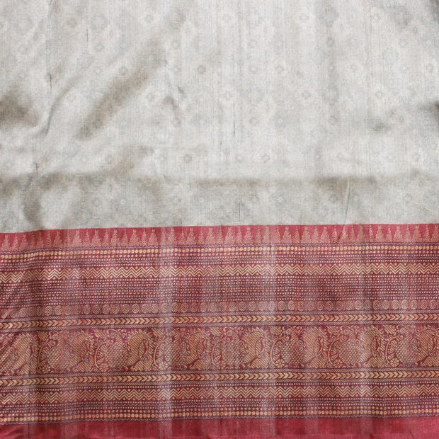 Kuberan Multi Raw Silk Printed Saree