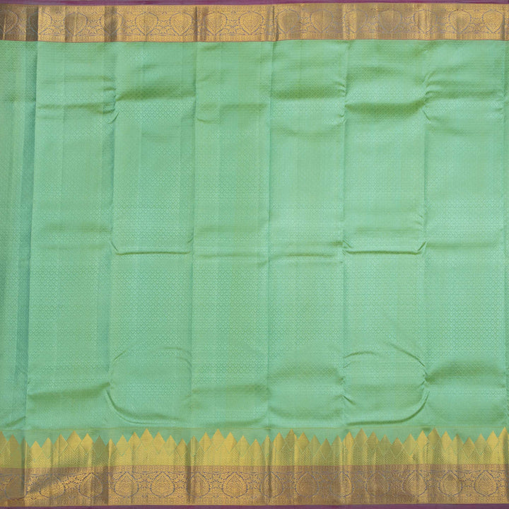 Kuberan Leaf Green Pure Silk Saree