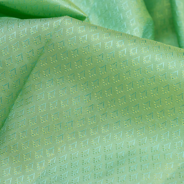 Kuberan Leaf Green Pure Silk Saree