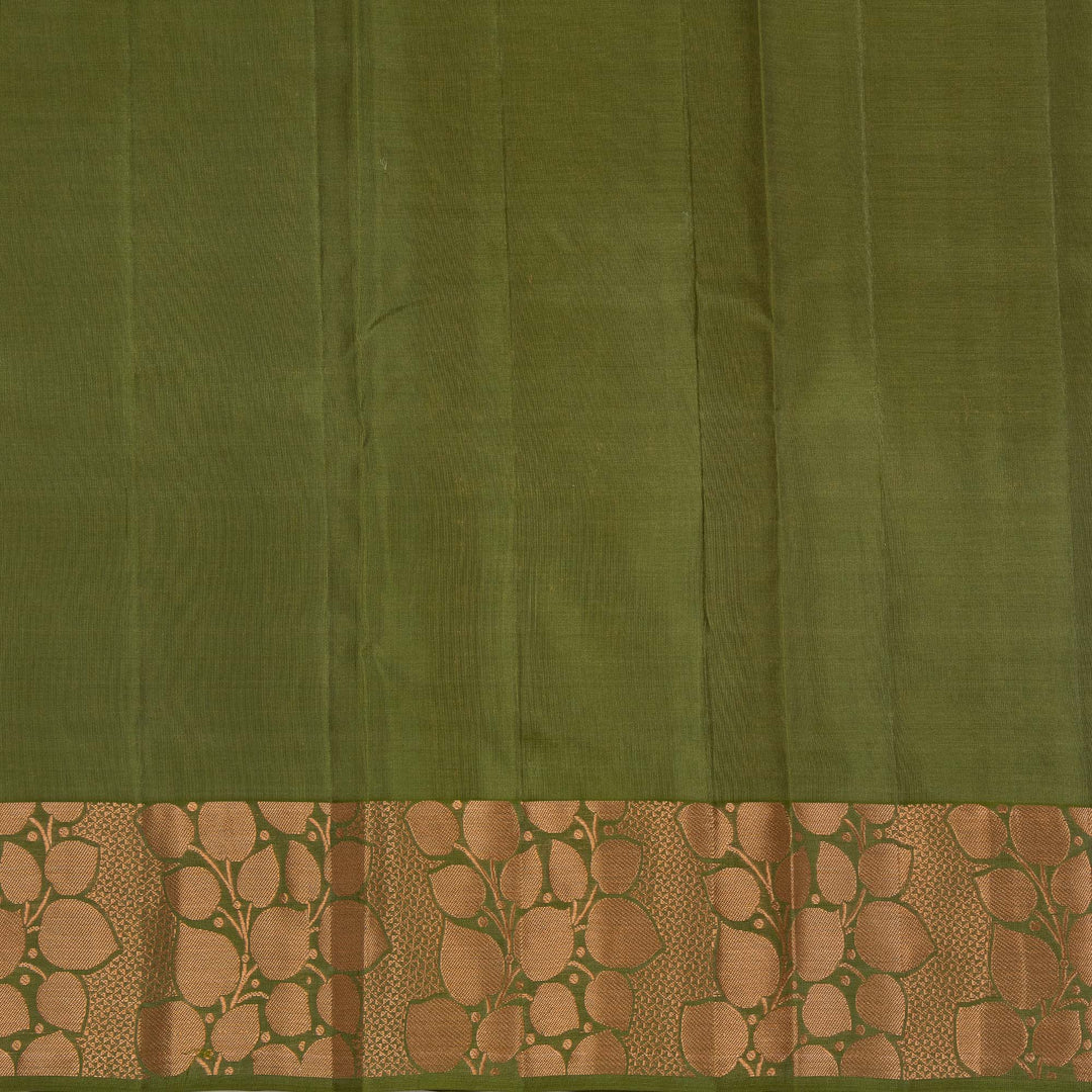 Kuberan Navy Blue Pure Silk Saree