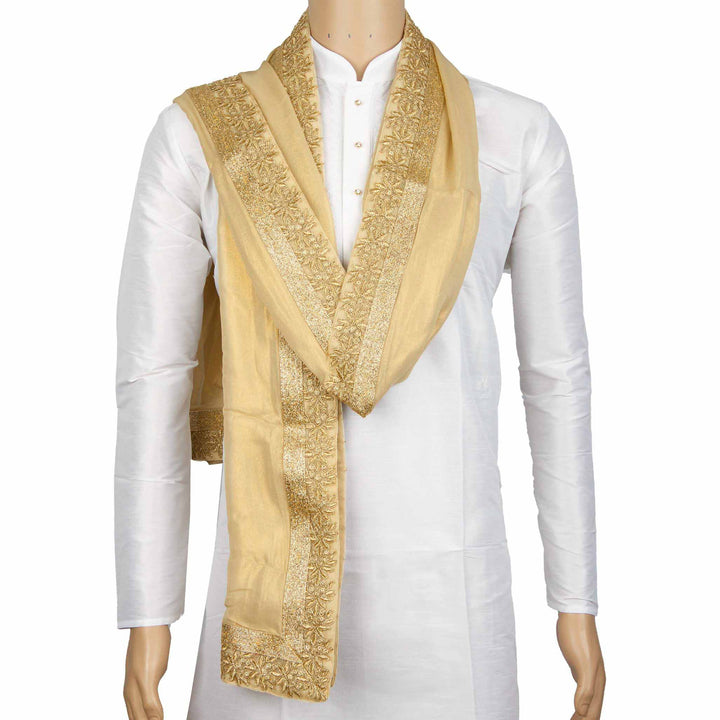 Kuberan Cream Wedding Stole