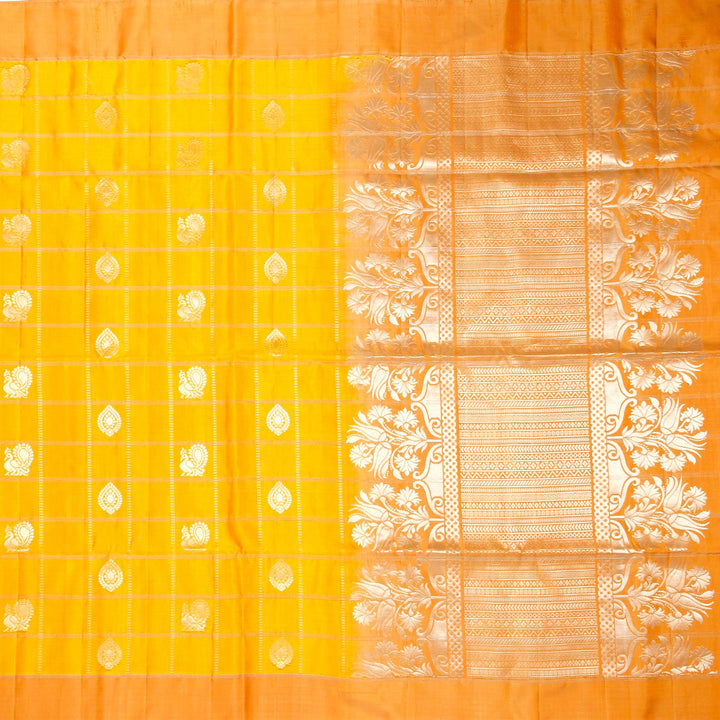 Kuberan Yellow Soft Silk Saree