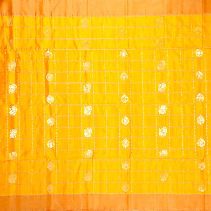 Kuberan Yellow Soft Silk Saree