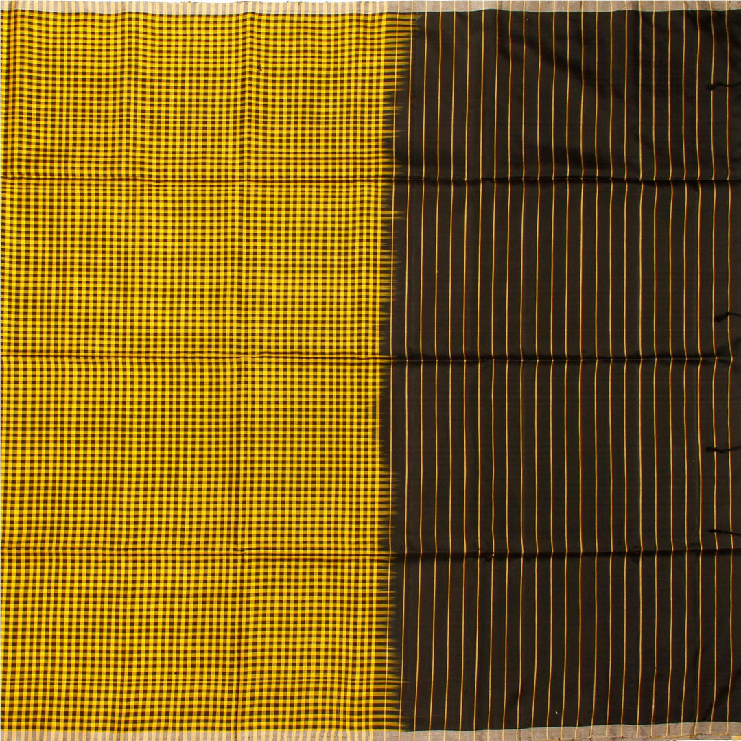 Kuberan Yellow Brown Soft Silk Saree