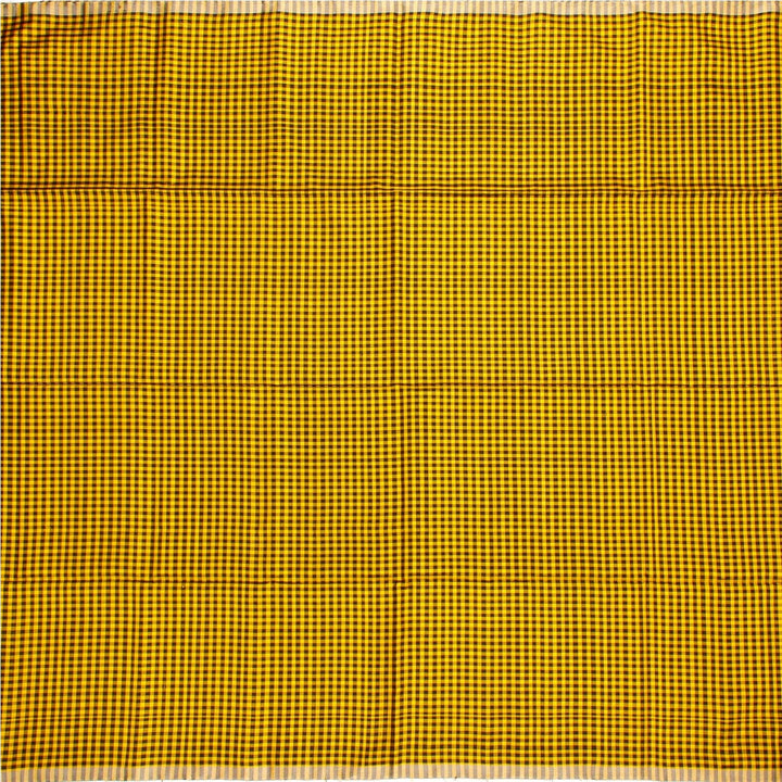 Kuberan Yellow Brown Soft Silk Saree