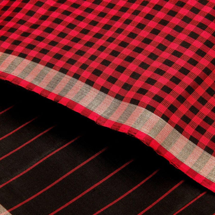 Kuberan Red Soft Silk Saree