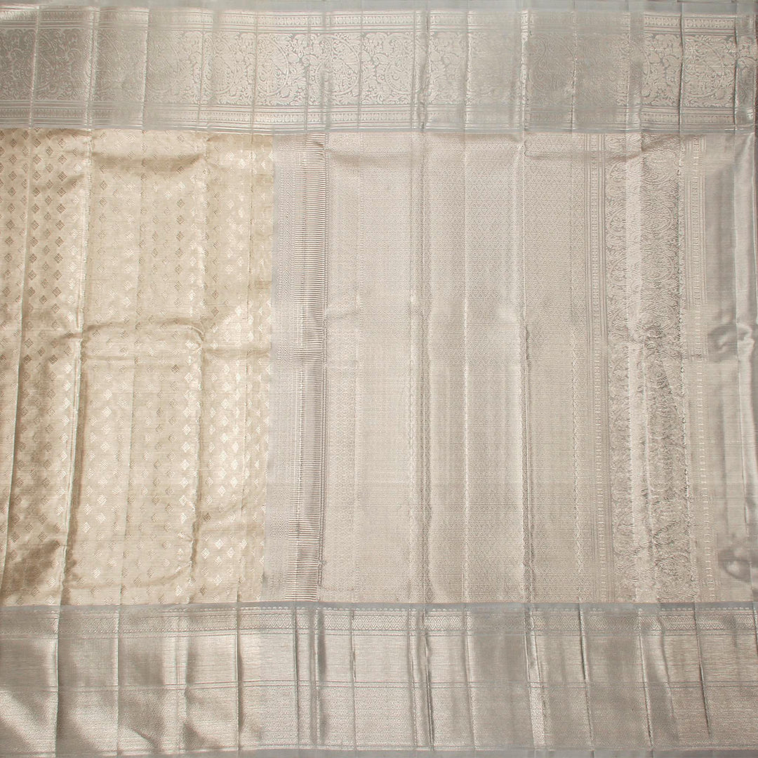 Kuberan Silver Kanchivaram Silk Saree