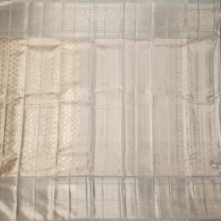 Kuberan Silver Kanchivaram Silk Saree