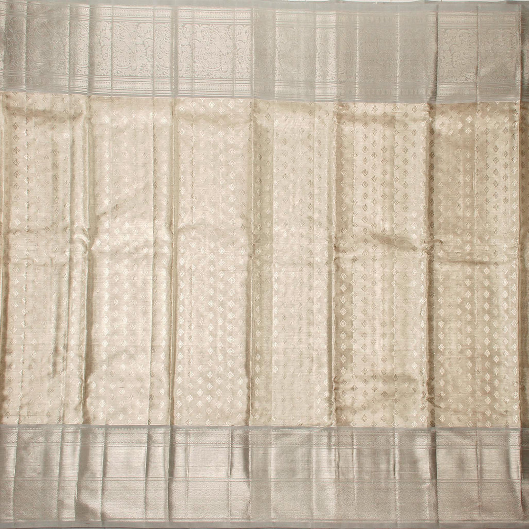 Kuberan Silver Kanchivaram Silk Saree