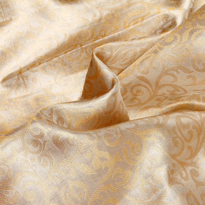 Kuberan Silver Red  Kanchivaram Silk Saree