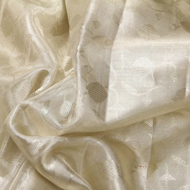 Kuberan Silver Blue Kanchivaram Silk Saree