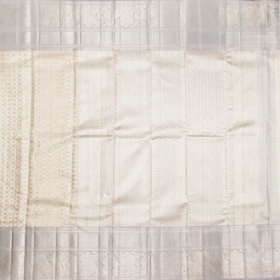 Kuberan Silver Kanchivaram Silk Saree