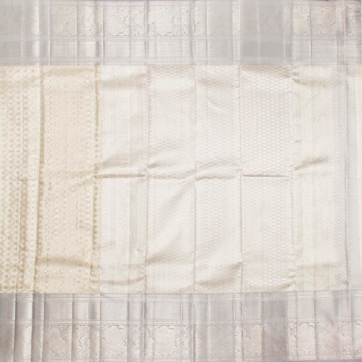 Kuberan Silver Kanchivaram Silk Saree