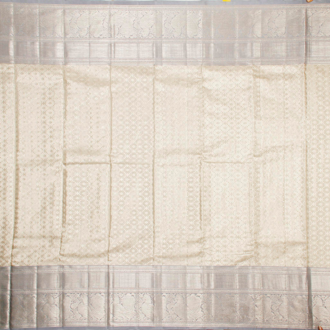 Kuberan Silver Kanchivaram Silk Saree