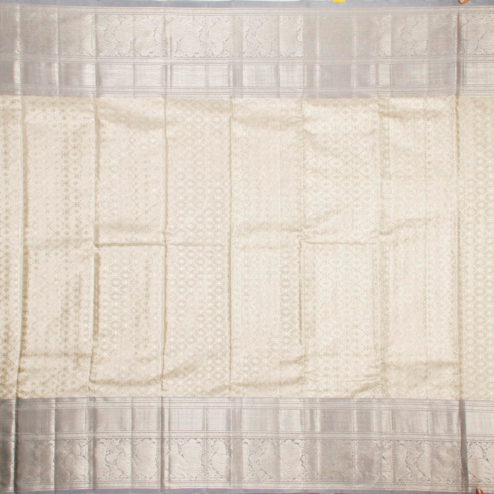 Kuberan Silver Kanchivaram Silk Saree