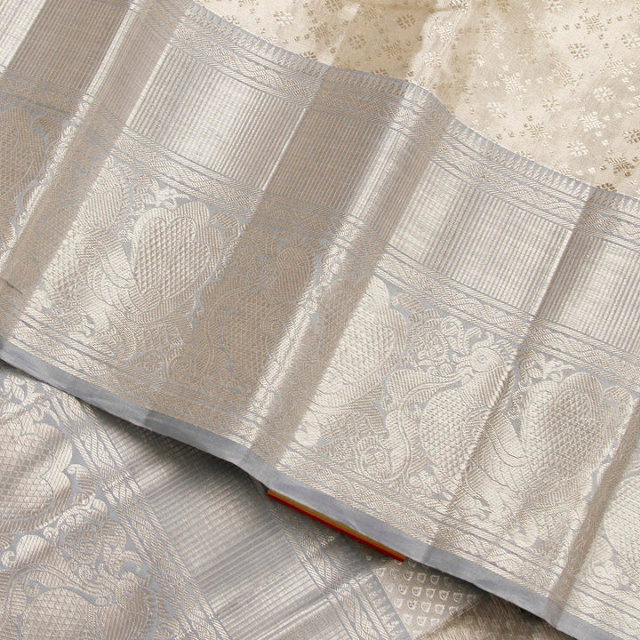 Kuberan Silver Kanchivaram Silk Saree