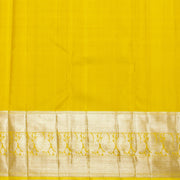 Kuberan Brown Lemon Kanchivaram Silk Saree