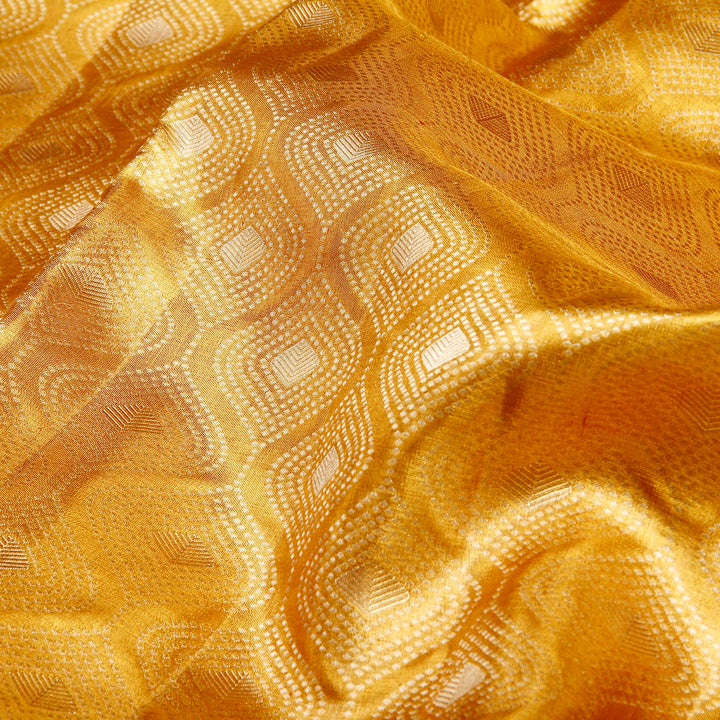 Kuberan Gold Blue Kanchivaram Silk Saree