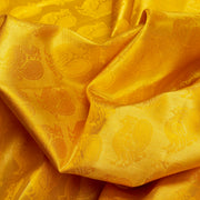 Kuberan Yellow Blue Kanchivaram Silk Saree