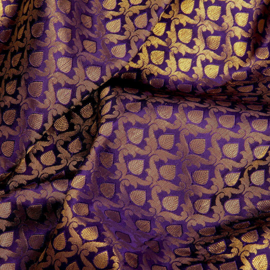 Kuberan Purple Pink Kanchivaram Silk Saree