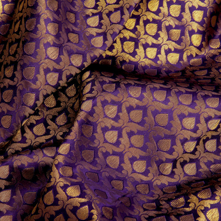 Kuberan Purple Pink Kanchivaram Silk Saree