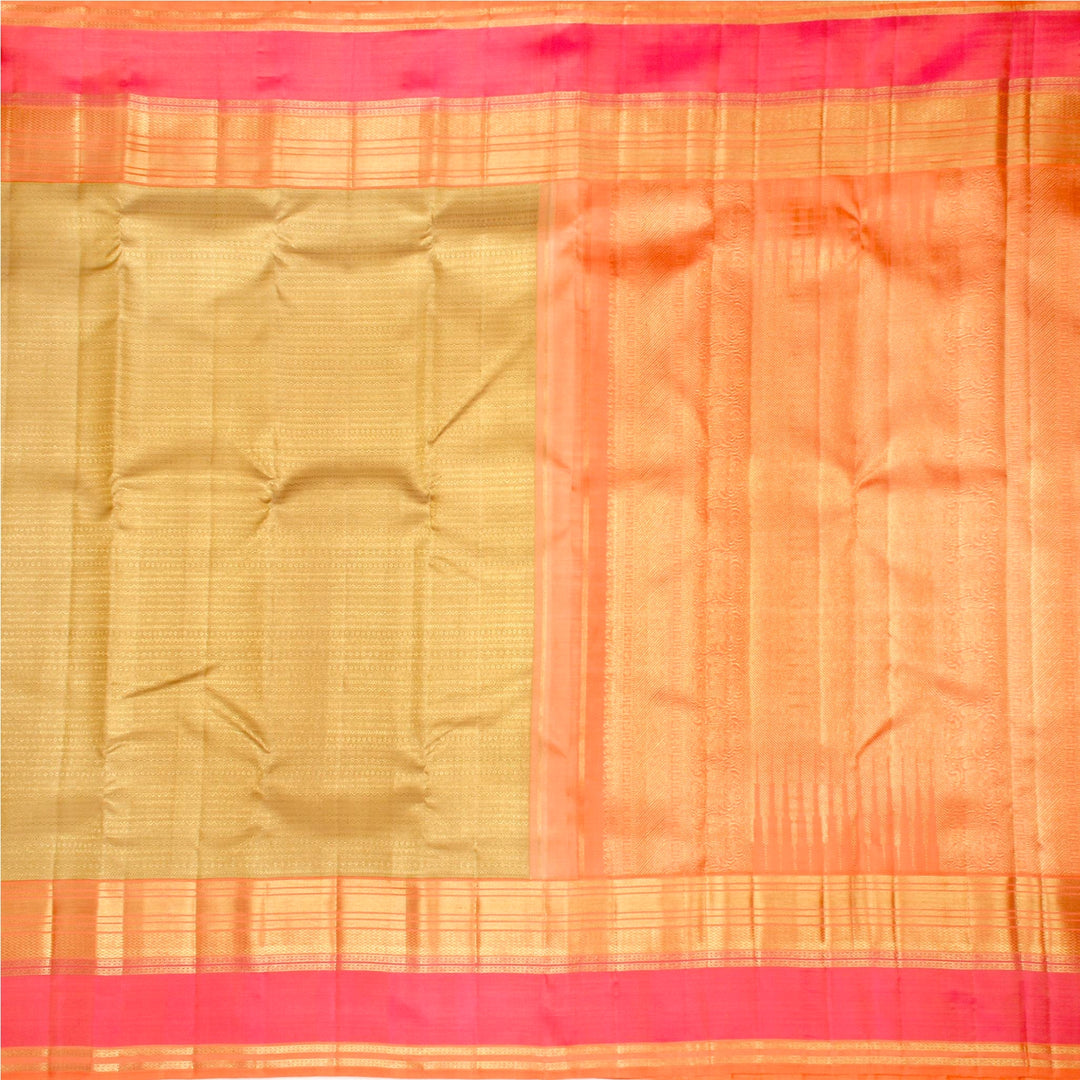 Kuberan Honey Pink Kanchivaram Silk Saree