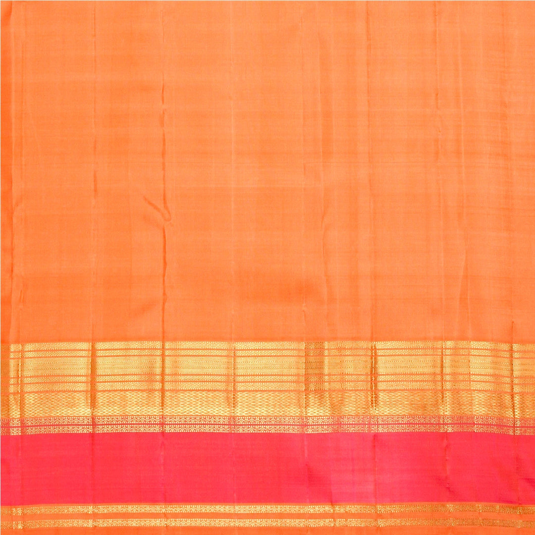 Kuberan Honey Pink Kanchivaram Silk Saree