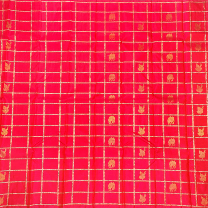 Kuberan Candy Turquoise Kanchivaram Silk Saree