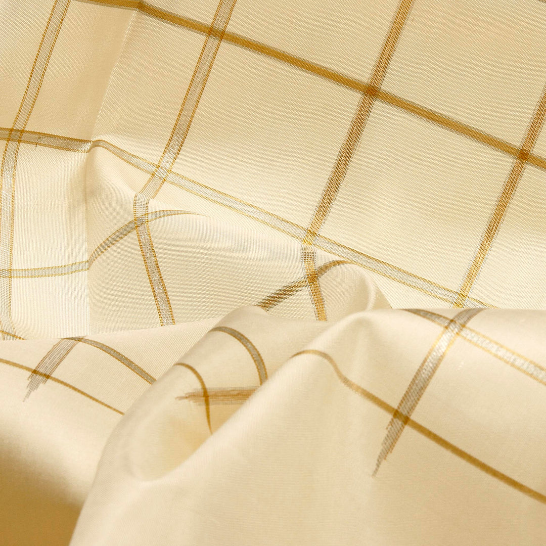 Kuberan White Kanchivaram Silk Saree