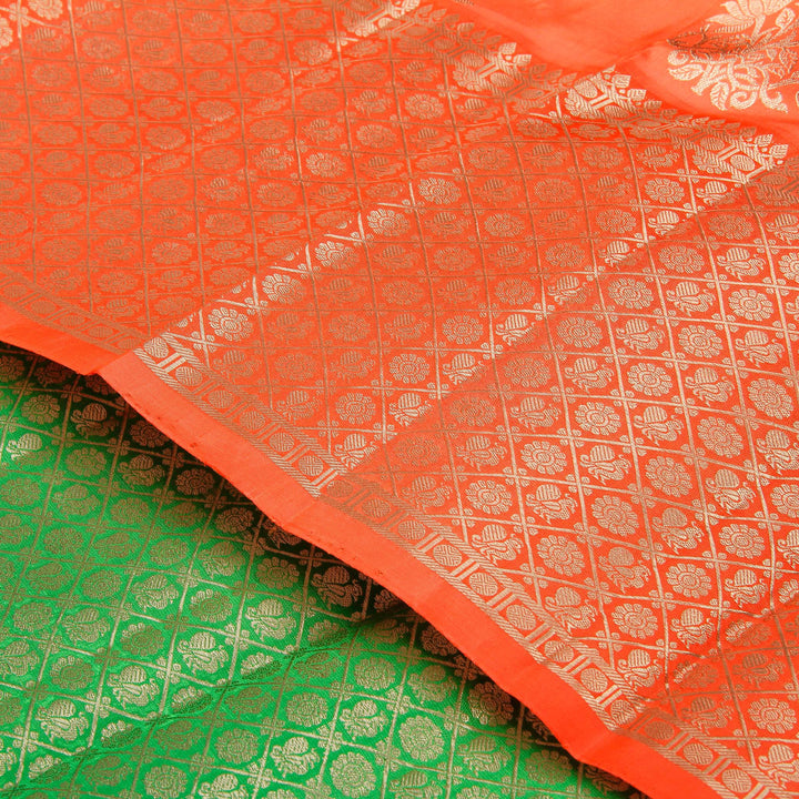 Kuberan Orange Pavada