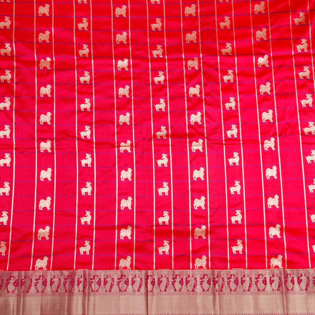 Kuberan Red Pavada