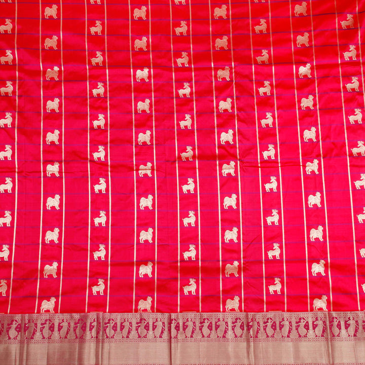 Kuberan Red Pavada