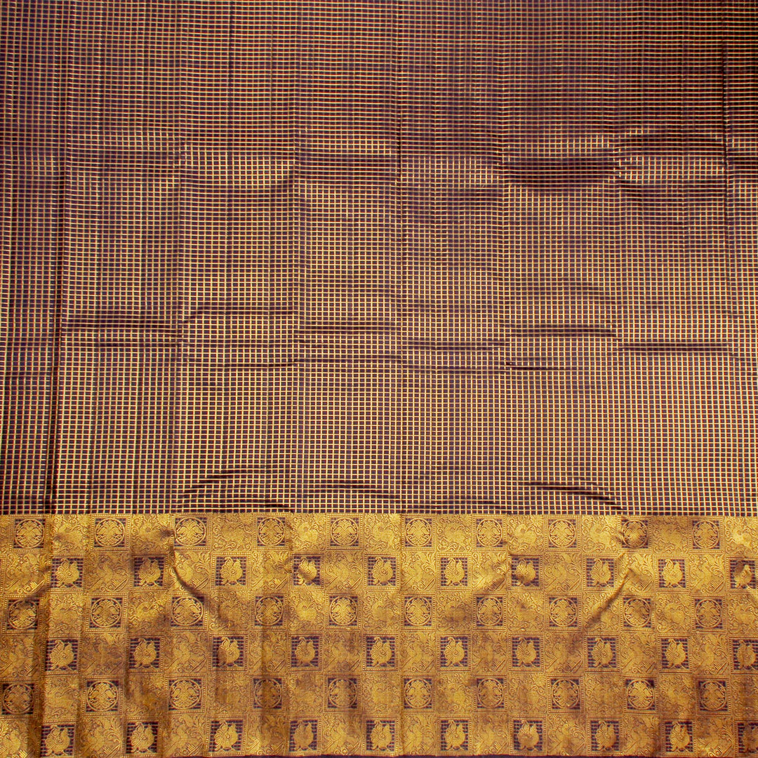 Kuberan Royal Blue Kanchivaram Silk Saree