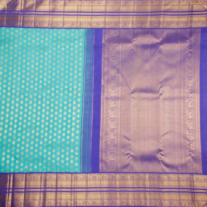 Kuberan Blue Kanchivaram Silk Saree