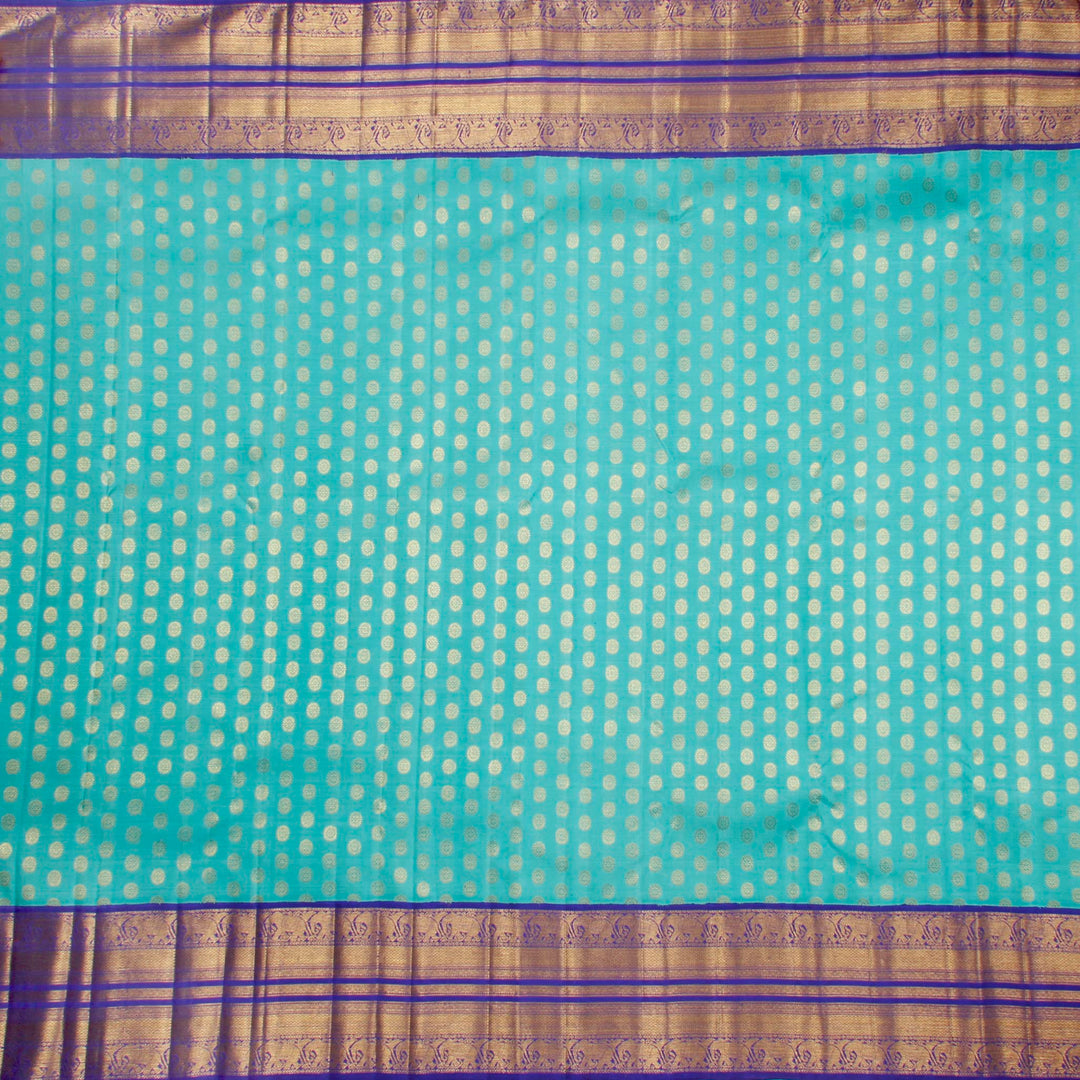 Kuberan Blue Kanchivaram Silk Saree