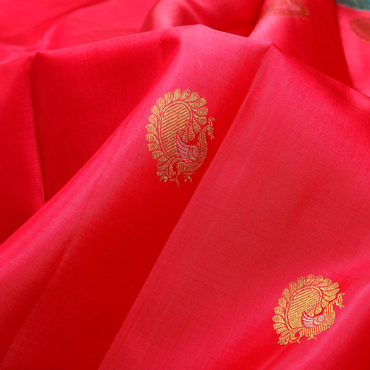 Kuberan Candy Blue Kanchivaram Silk Saree