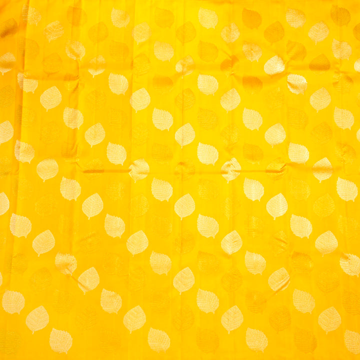 Kuberan Yellow Red Kanchivaram Silk Saree