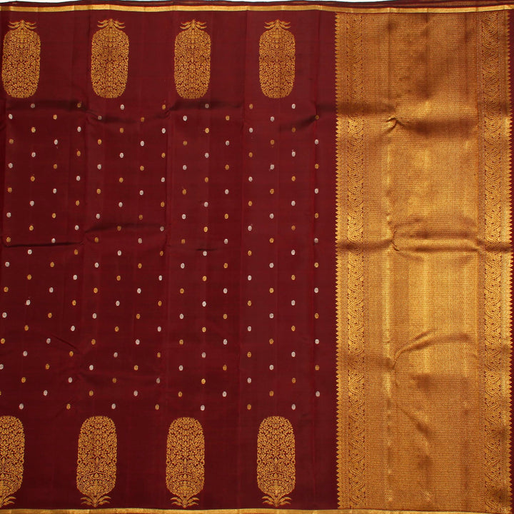 Kuberan Brown Bean Kanchivaram Silk Saree