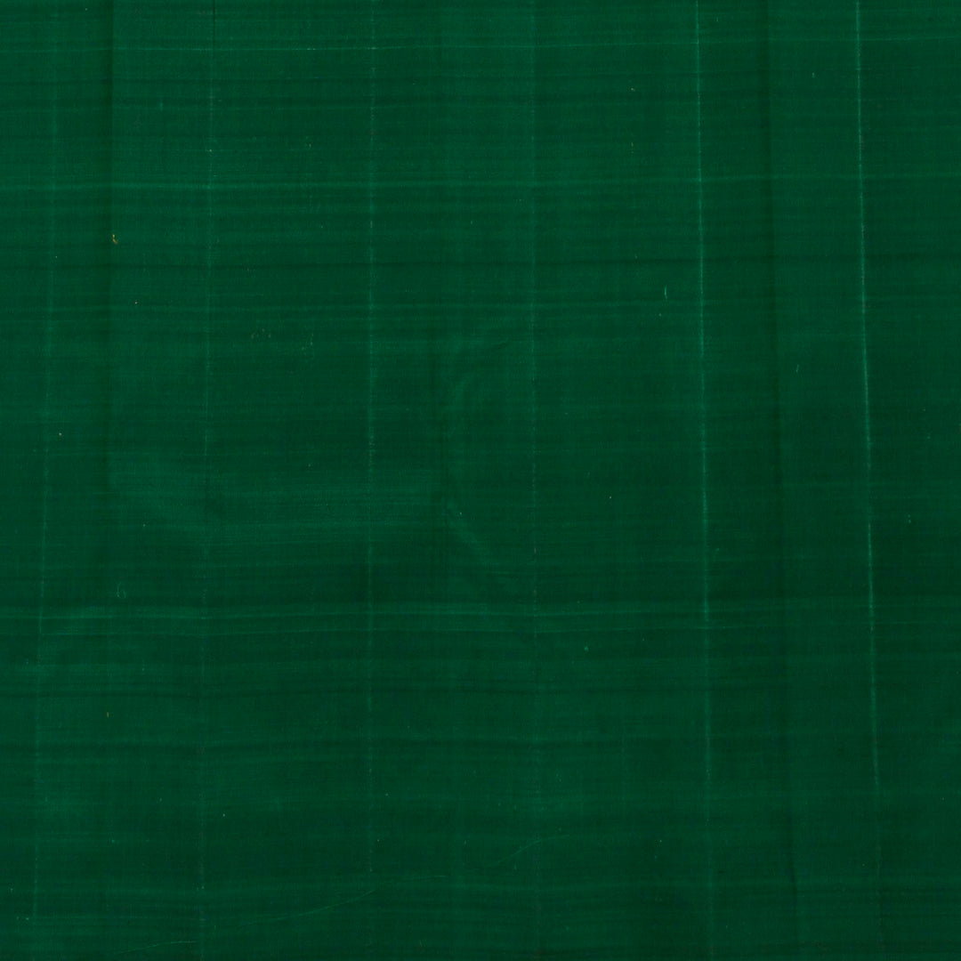 Kuberan Bottle Green Kanchivaram Silk Saree