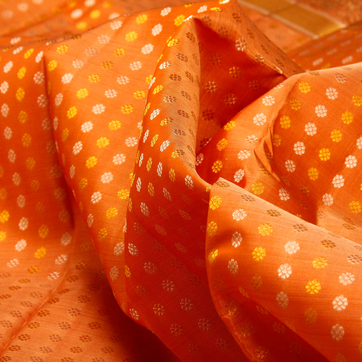 Kuberan Caramel Kanchivaram Silk Saree