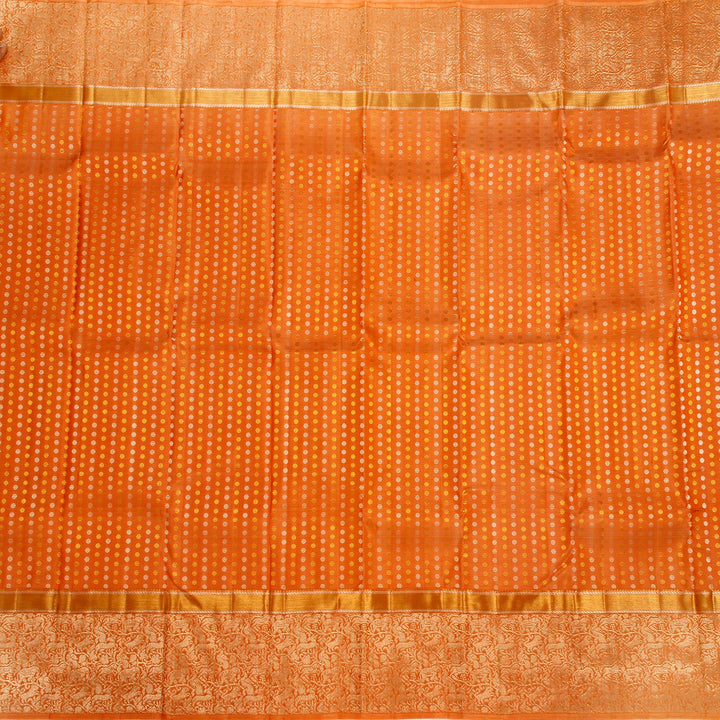Kuberan Caramel Kanchivaram Silk Saree