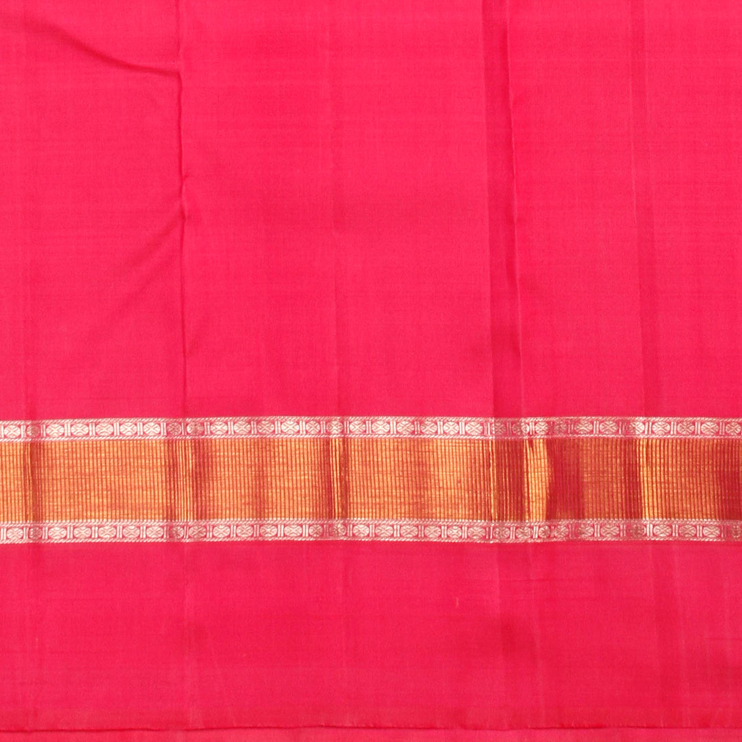 Kuberan Yellow Pink Kanchivaram Silk Saree