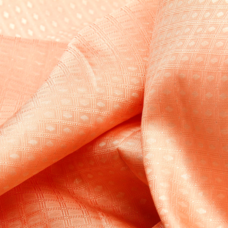 Kuberan Light Pink Kanchivaram Silk Saree