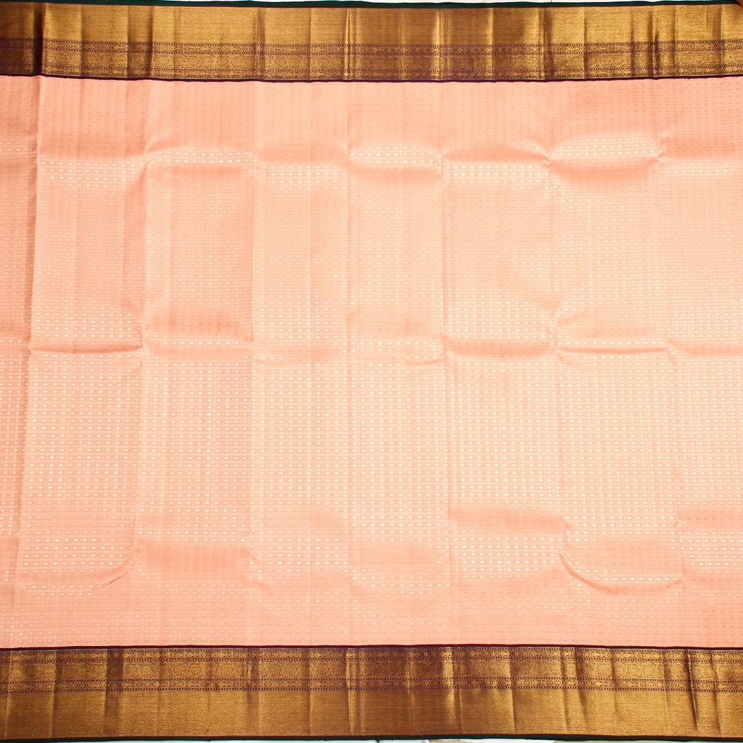 Kuberan Light Pink Kanchivaram Silk Saree