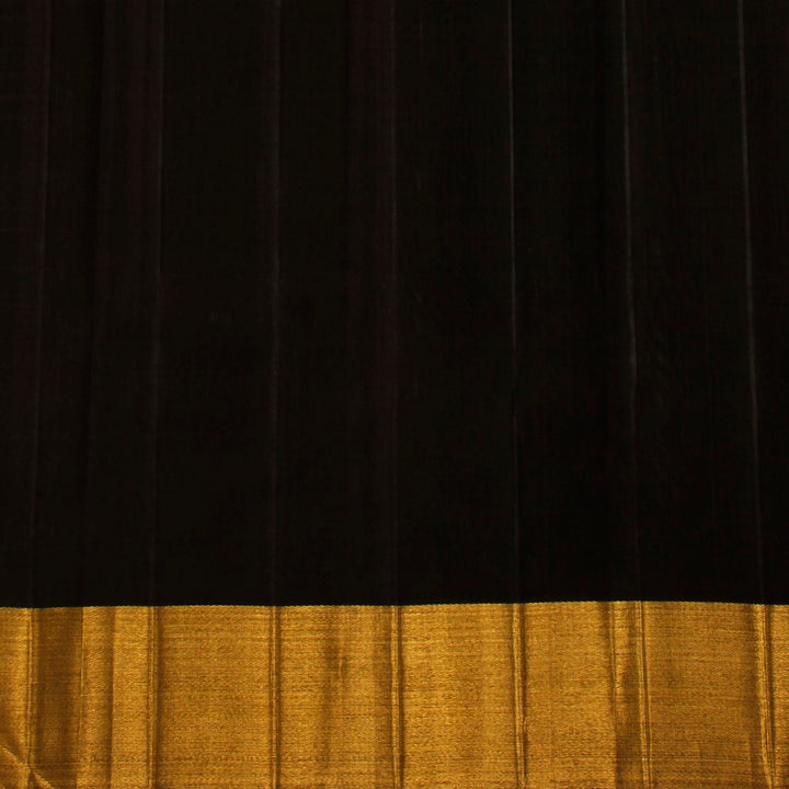 Kuberan White Black Kanchivaram Silk Saree