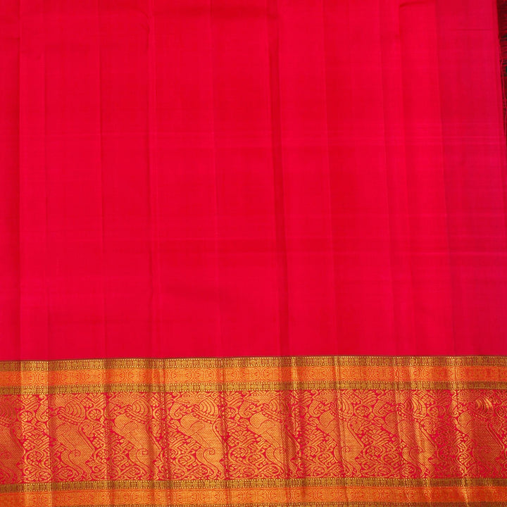 Kuberan Bottle Green Kanchivaram Silk Saree