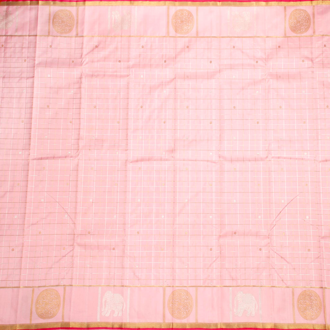 Kuberan Rose Kanchivaram Silk Saree