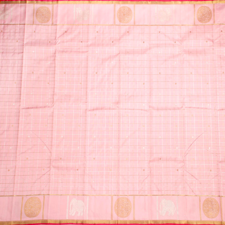 Kuberan Rose Kanchivaram Silk Saree